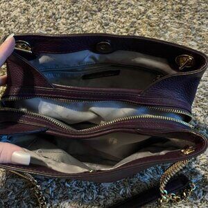 Gently Use Michael Kors Plum Purse/Handbag